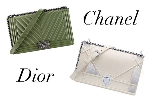 dior diorama vs chanel boy|dior diorama bag size.